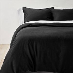 Casaluna Linen Blend Heavyweight King Duvet Cover & Shams